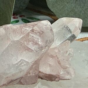 Pink Lemurian Quartz Cluster from Columbia